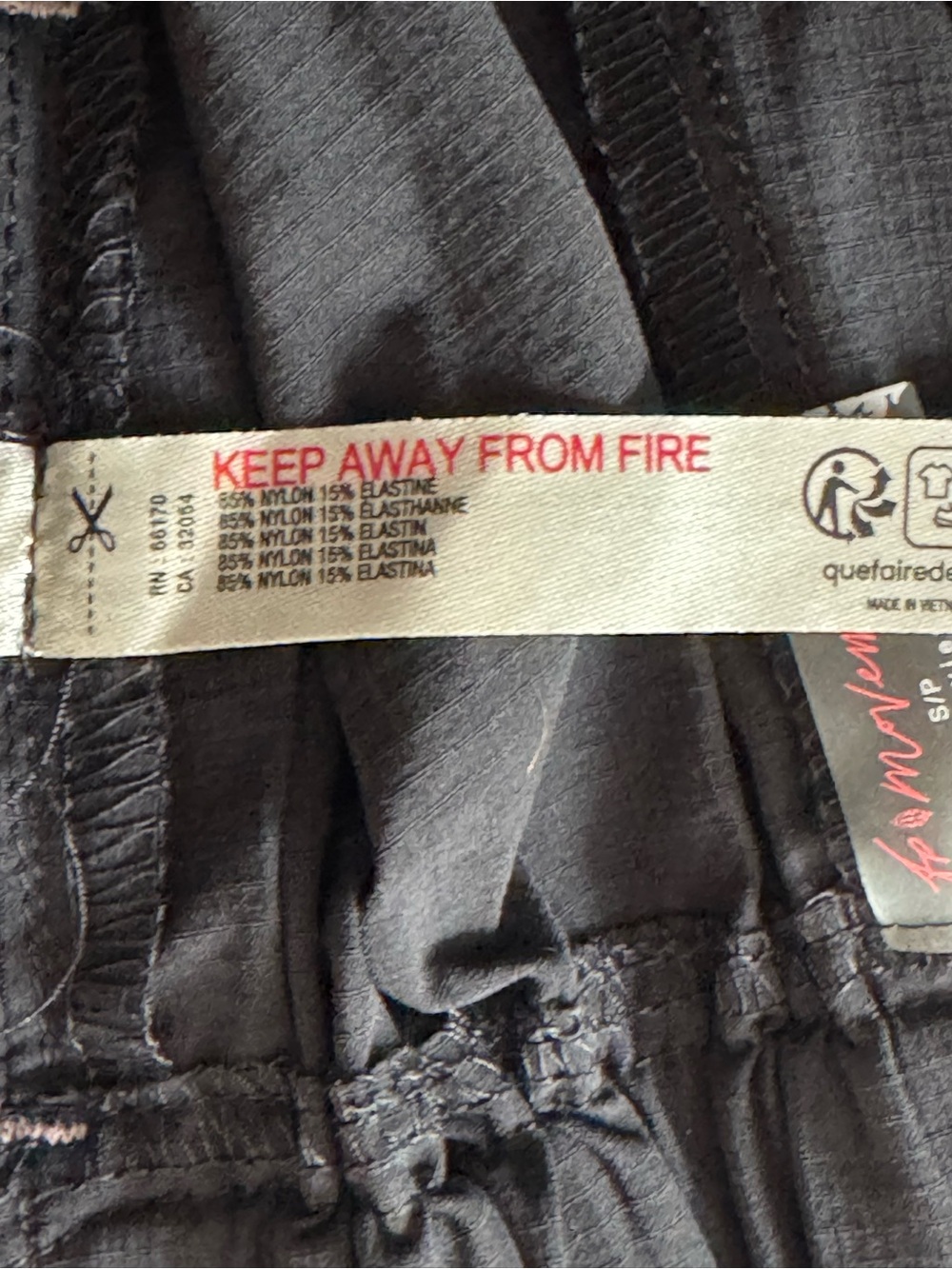 FP Movement Great Yonder Skort Black Utility Cargo Hiking Skort Skirt Small NWOT - Picture 8 of 11